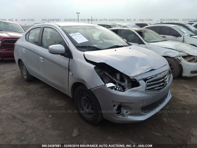 ML32F3FJ3HH004472 - 2017 MITSUBISHI MIRAGE G4 ES SILVER photo 1