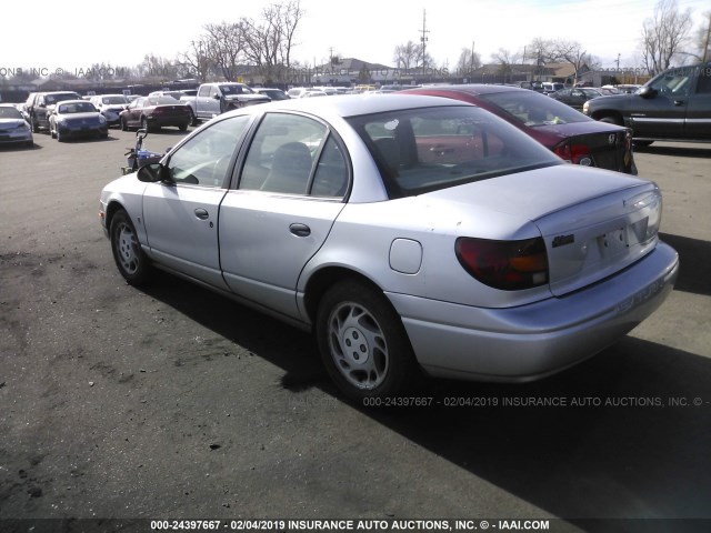 1G8ZH52842Z166742 - 2002 SATURN SL1 SILVER photo 3