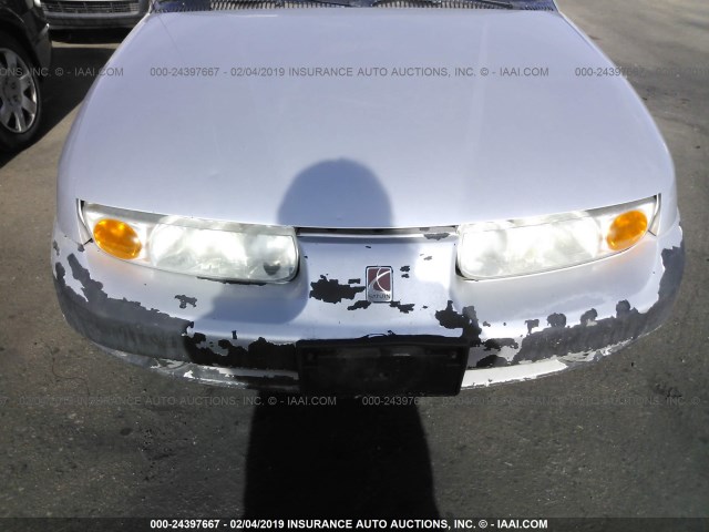 1G8ZH52842Z166742 - 2002 SATURN SL1 SILVER photo 6