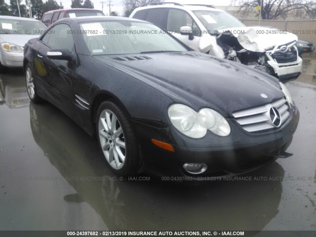 WDBSK71F57F125967 - 2007 MERCEDES-BENZ SL 550 BLACK photo 1