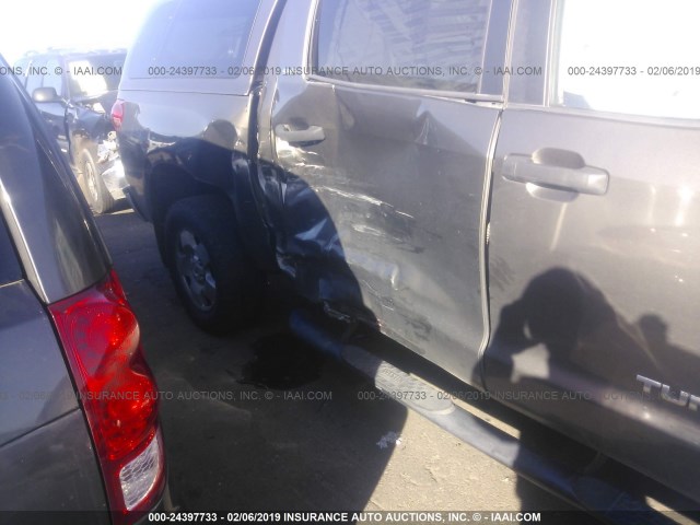 5TBDV54197S479702 - 2007 TOYOTA TUNDRA CREWMAX SR5 GRAY photo 6