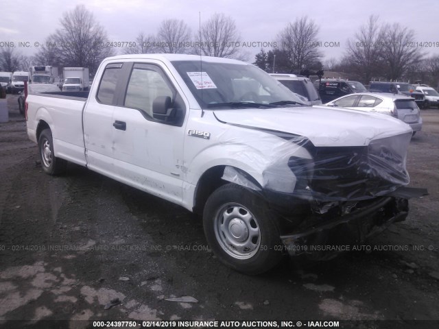 1FTEX1CPXGKF08880 - 2016 FORD F150 SUPER CAB WHITE photo 1