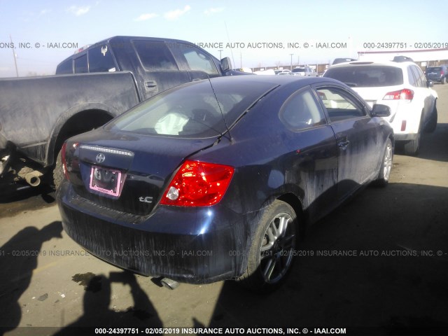 JTKDE167X70157972 - 2007 TOYOTA SCION TC ლურჯი ფოტო 4