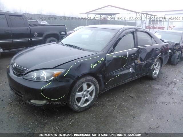 JTDBF32K930118298 - 2003 TOYOTA CAMRY LE/XLE BLACK photo 2