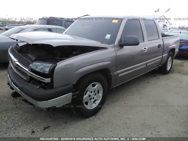 2GCEC13V161211425 - 2006 CHEVROLET SILVERADO C1500 BROWN photo 2