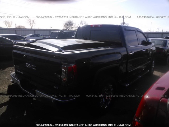 3GTU2NECXGG137383 - 2016 GMC SIERRA K1500 SLT BLACK photo 4