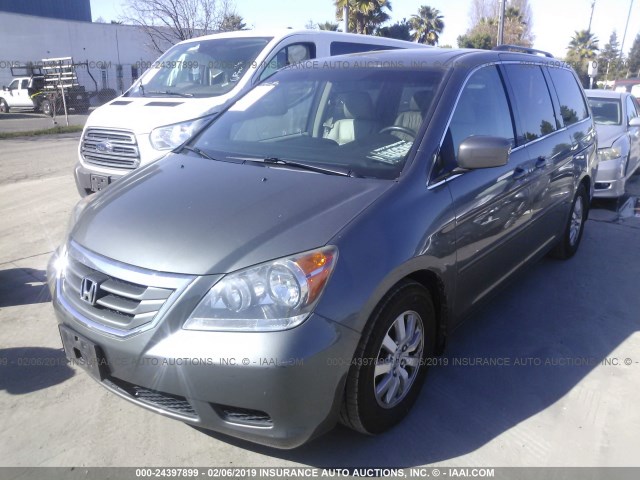 5FNRL387X8B032534 - 2008 HONDA ODYSSEY EXL GRAY photo 2