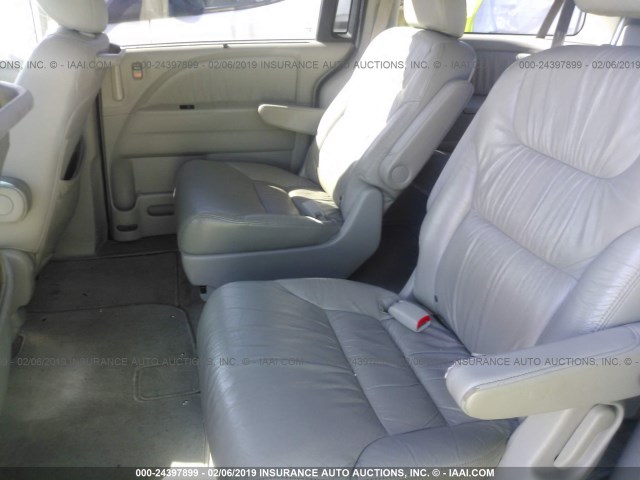 5FNRL387X8B032534 - 2008 HONDA ODYSSEY EXL GRAY photo 8