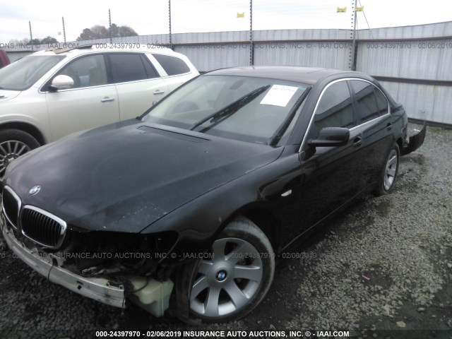 WBAHL83586DT04756 - 2006 BMW 750 I BLACK photo 2