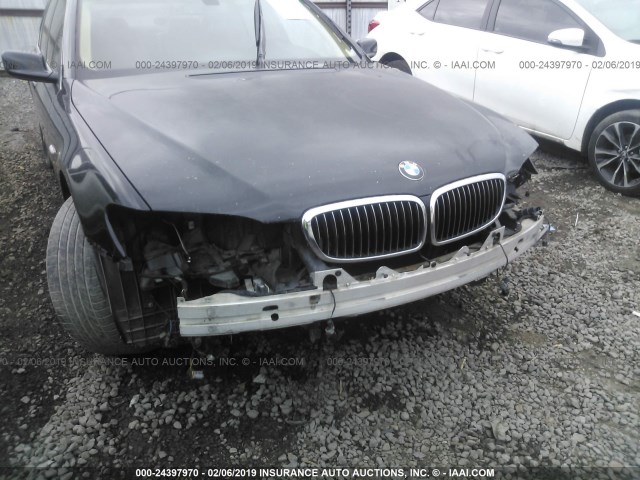 WBAHL83586DT04756 - 2006 BMW 750 I BLACK photo 6