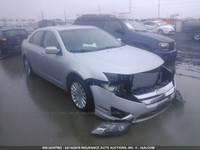 3FADP0L39AR188575 - 2010 FORD FUSION HYBRID SILVER photo 1