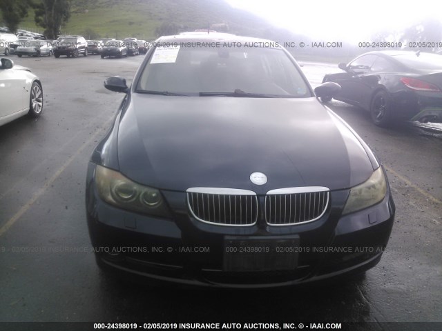 WBAVB33546KS33589 - 2006 BMW 330 I BLACK photo 6