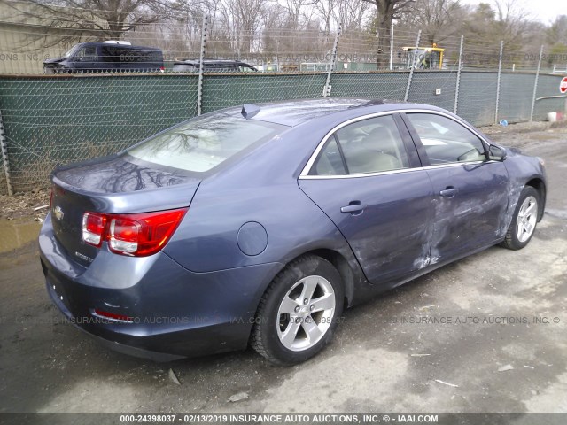 1G11C5SL6EF202225 - 2014 CHEVROLET MALIBU 1LT 蓝色 照片 4