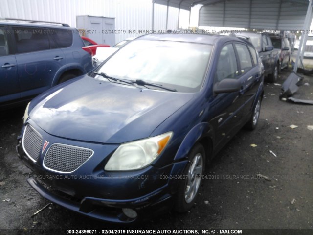 5Y2SL63875Z450574 - 2005 PONTIAC VIBE BLUE photo 2