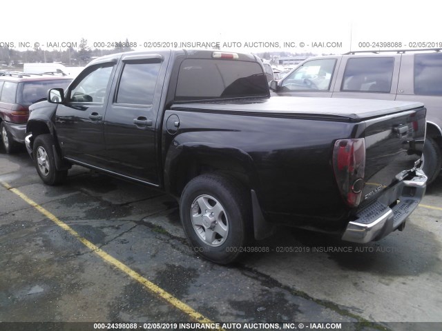 1GTDT136468295290 - 2006 GMC CANYON BLACK photo 3