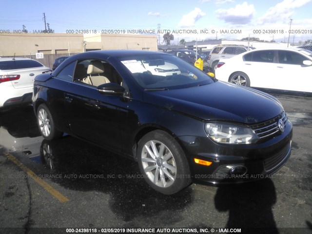 WVWBW8AH7EV005989 - 2014 VOLKSWAGEN EOS KOMFORT/SPORT BLACK photo 1