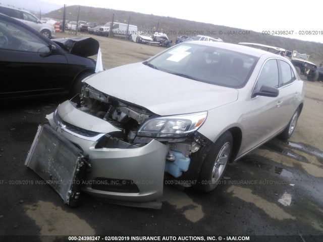 1G11B5SL8EF106468 - 2014 CHEVROLET MALIBU LS Қоңыр фото 2