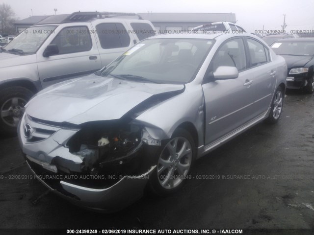 JM1BK323371673221 - 2007 MAZDA 3 S SILVER photo 2