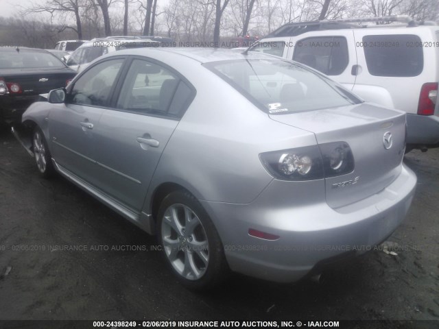 JM1BK323371673221 - 2007 MAZDA 3 S SILVER photo 3