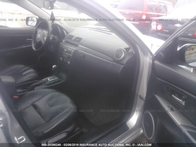 JM1BK323371673221 - 2007 MAZDA 3 S SILVER photo 5