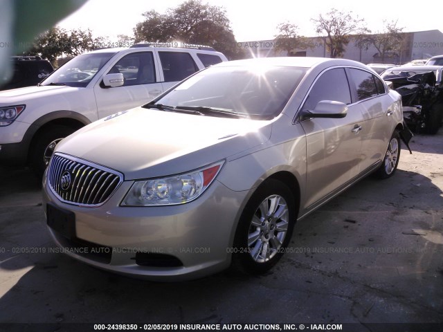 1G4GA5ER4DF323286 - 2013 BUICK LACROSSE TAN photo 2