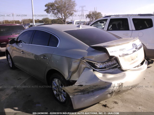 1G4GA5ER4DF323286 - 2013 BUICK LACROSSE TAN photo 3