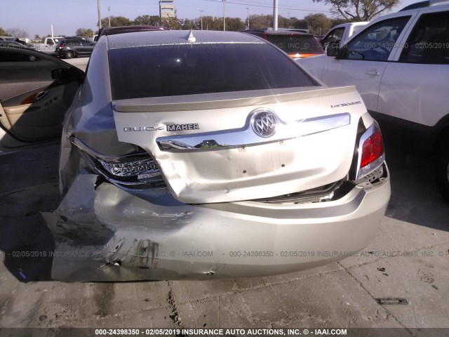 1G4GA5ER4DF323286 - 2013 BUICK LACROSSE TAN photo 6