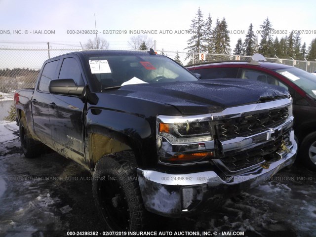 3GCUKREC3HG262136 - 2017 CHEVROLET SILVERADO K1500 LT BLACK photo 1