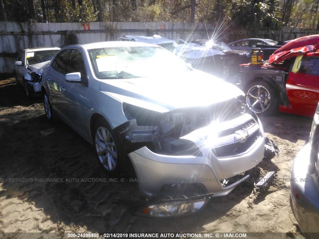 1G11E5SA0DU140999 - 2013 CHEVROLET MALIBU 2LT SILVER photo 1