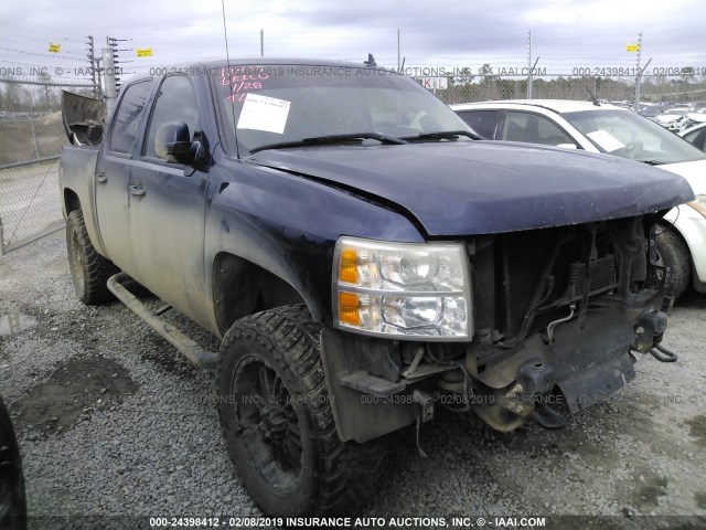 3GCPKSE30BG230482 - 2011 CHEVROLET SILVERADO K1500 LT BLUE photo 1