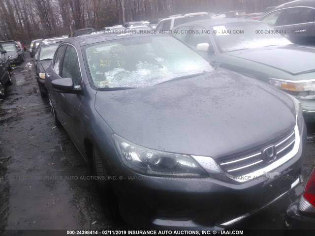 1HGCR2F56EA135603 - 2014 HONDA ACCORD SPORT GRAY photo 1