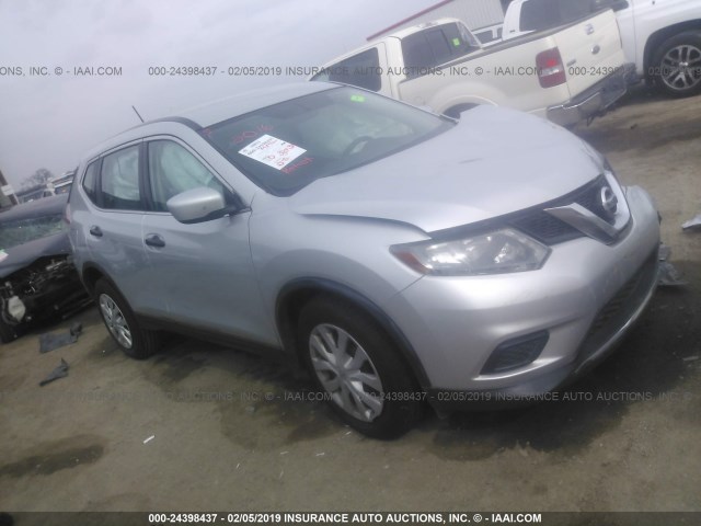 5N1AT2MT2GC766814 - 2016 NISSAN ROGUE S/SL/SV SILVER photo 1