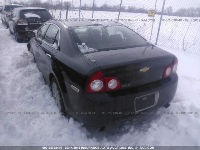 1G1ZK577X84245628 - 2008 CHEVROLET MALIBU LTZ BLACK photo 3