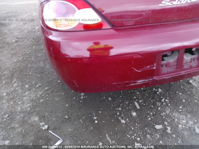 2T1FF22P02C570720 - 2002 TOYOTA CAMRY SOLARA SE/SLE წითელი ფოტო 6