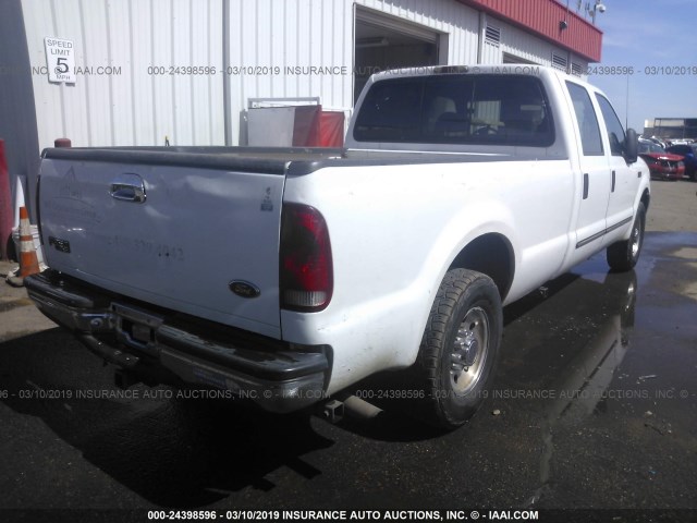 1FTSW30S4XED84145 - 1999 FORD F350 SRW SUPER DUTY WHITE photo 4