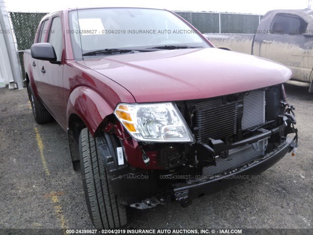 1N6AD0EV9KN736340 - 2019 NISSAN 2 DOOR  MAROON photo 1