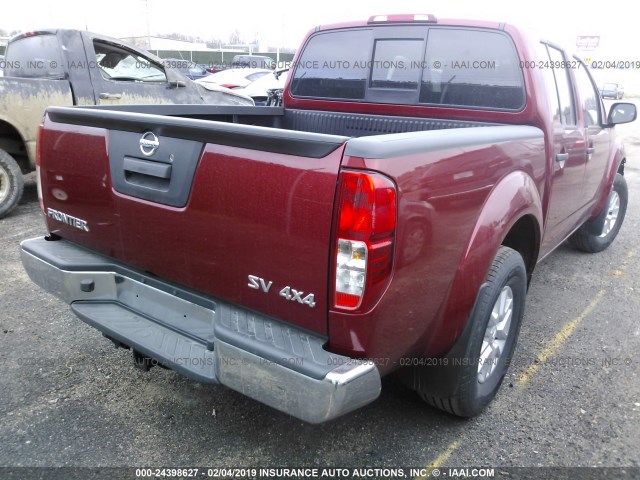 1N6AD0EV9KN736340 - 2019 NISSAN 2 DOOR  MAROON photo 4