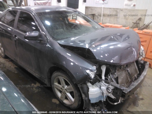 4T1BF1FK9DU292814 - 2013 TOYOTA CAMRY L/SE/LE/XLE GRAY photo 1