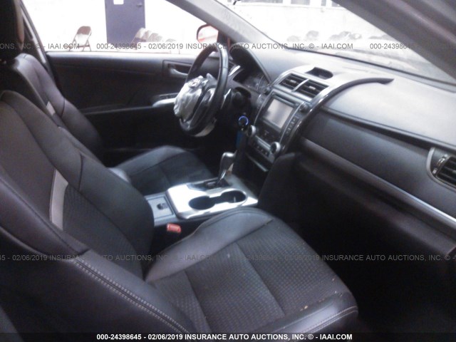 4T1BF1FK9DU292814 - 2013 TOYOTA CAMRY L/SE/LE/XLE GRAY photo 5