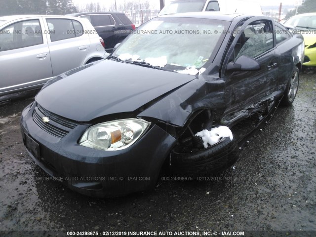 1G1AM18B887115610 - 2008 CHEVROLET COBALT SPORT GRAY photo 2