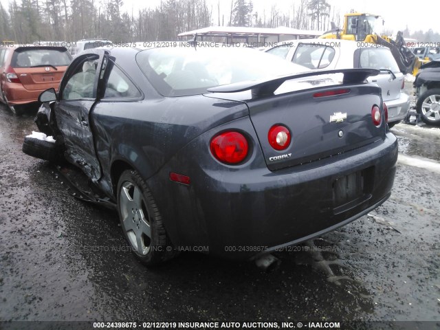 1G1AM18B887115610 - 2008 CHEVROLET COBALT SPORT GRAY photo 3