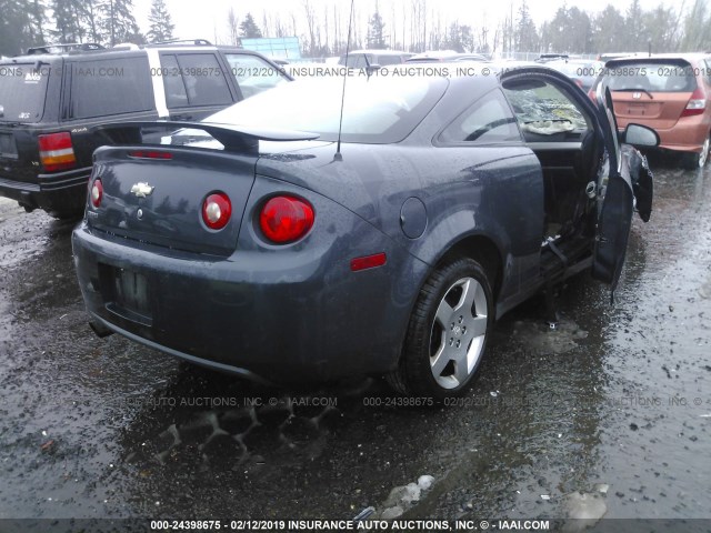 1G1AM18B887115610 - 2008 CHEVROLET COBALT SPORT GRAY photo 4