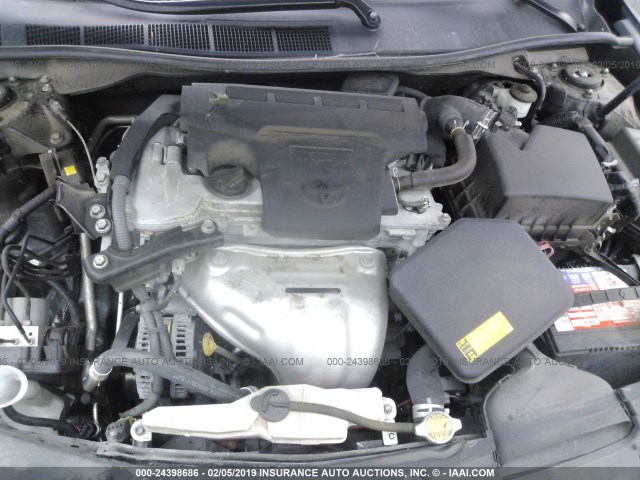 4T1BF1FK2EU354054 - 2014 TOYOTA CAMRY L/SE/LE/XLE 黑色 照片 10