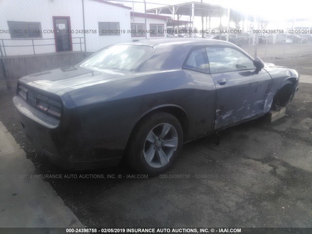 2C3CDZAG6HH635754 - 2017 DODGE CHALLENGER SXT BLACK photo 4