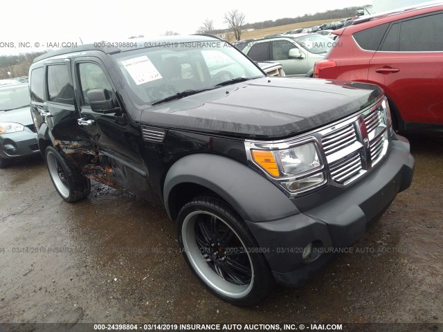 1D8GU28K47W655629 - 2007 DODGE NITRO SXT BLACK photo 1