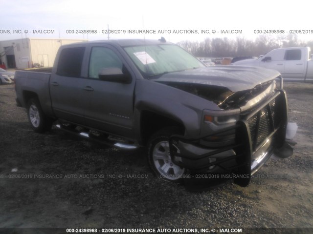 3GCUKREC2HG199143 - 2017 CHEVROLET SILVERADO K1500 LT GRAY photo 1