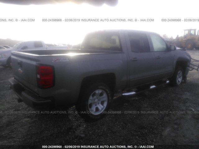 3GCUKREC2HG199143 - 2017 CHEVROLET SILVERADO K1500 LT GRAY photo 4