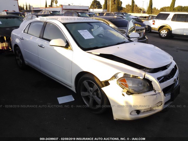1G1ZC5E01CF355564 - 2012 CHEVROLET MALIBU 1LT 白色 照片 1