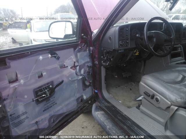 1GKEK13T65J230806 - 2005 GMC YUKON MAROON photo 6