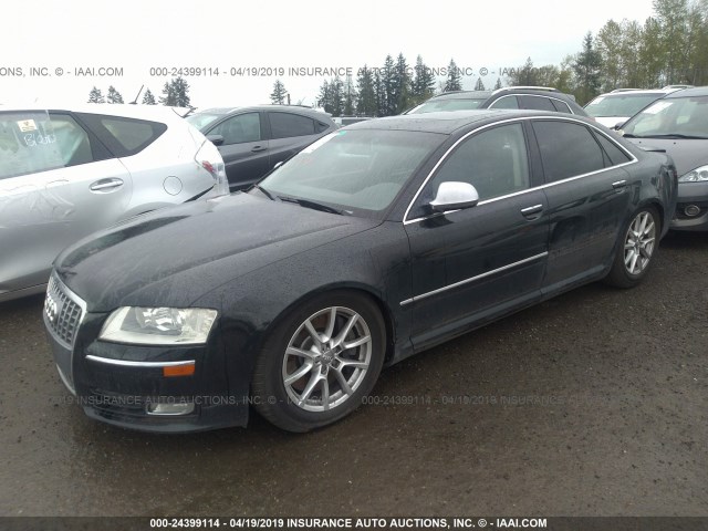 WAUPN94E38N001102 - 2008 AUDI S8 QUATTRO BLACK photo 2